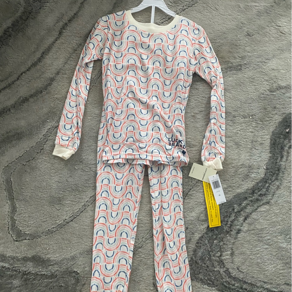 Lucky brand pj set rainbows